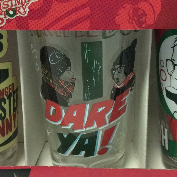 A Christmas Story Glassware Set of 4 16oz Glasses New - Picture 4 of 8